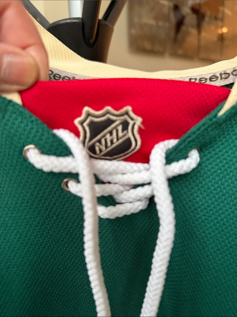 Reebok Niederreiter #22 Minnesota Wild Reebok Premier jersey XXXL Green Cream - Picture 4 of 8